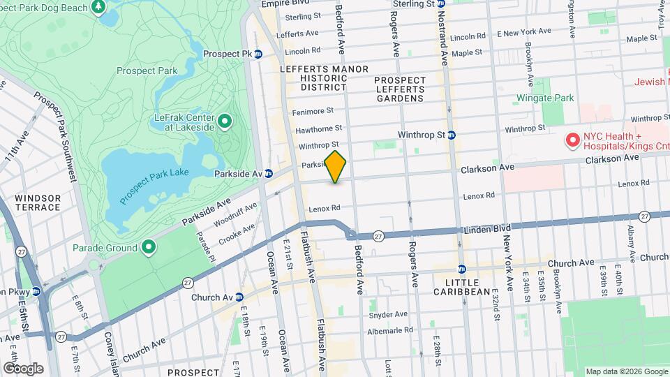 70 Clarkson Ave Mapa y Detalles de la Ubicación