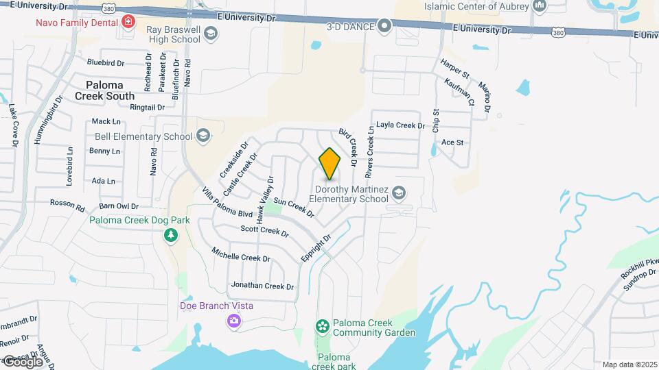 2813 Castle Creek Dr Map and Location Details