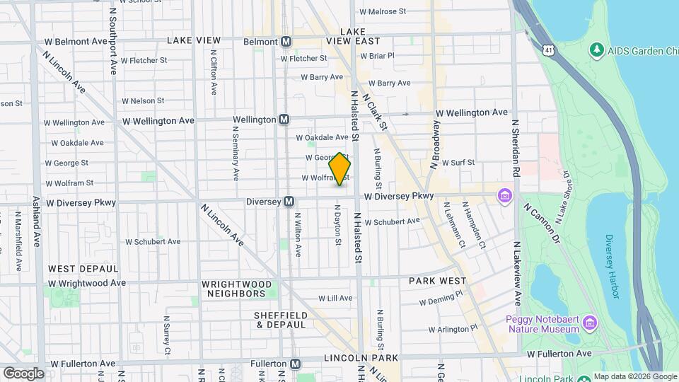 824 W Diversey Pky, Unit A Mapa y Detalles de la Ubicación