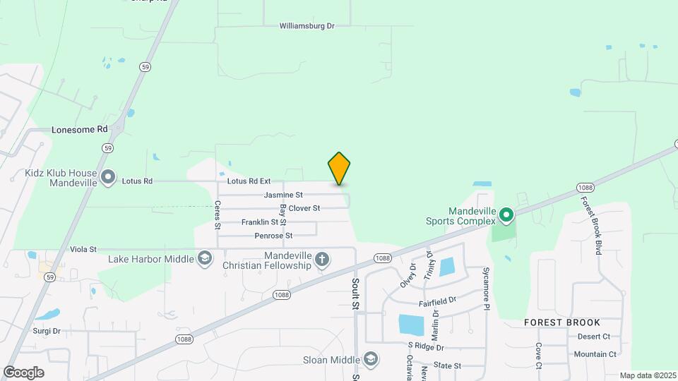 1317 Jasmine St Map and Location Details