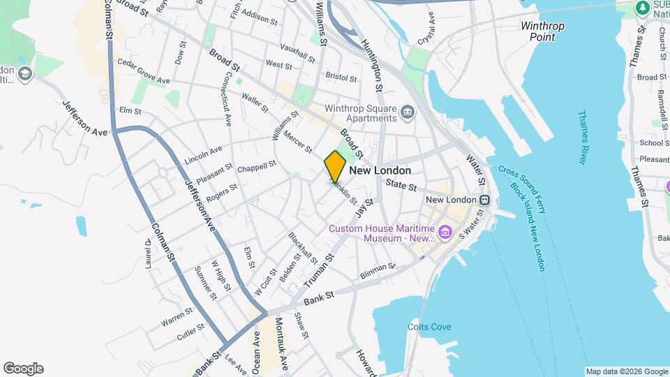 44 Franklin St Map and Location Details