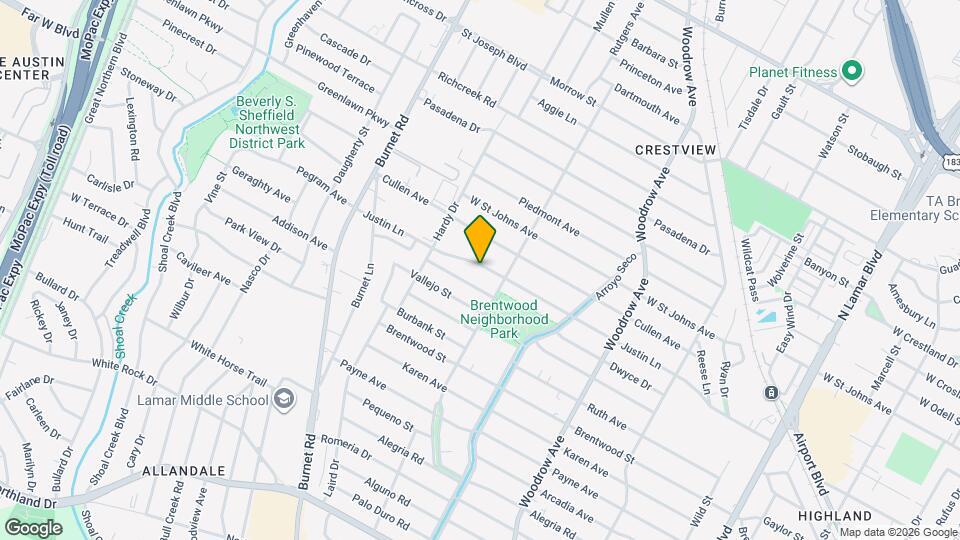 1811 Justin Ln Map and Location Details