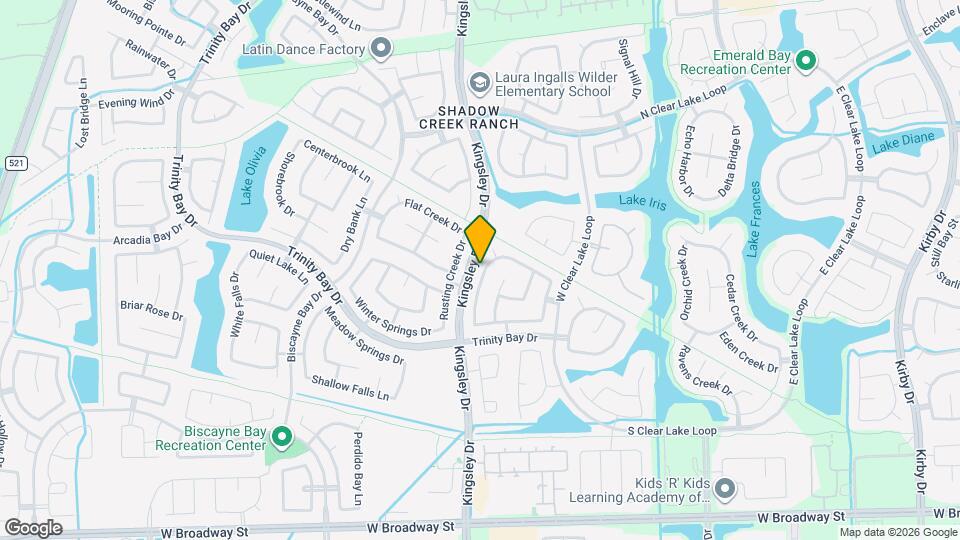 2606 Cypress Springs Dr Map and Location Details