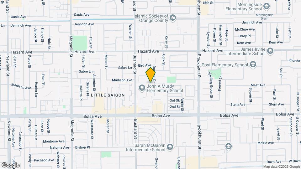 14754 Bushard St Mapa y Detalles de la Ubicación