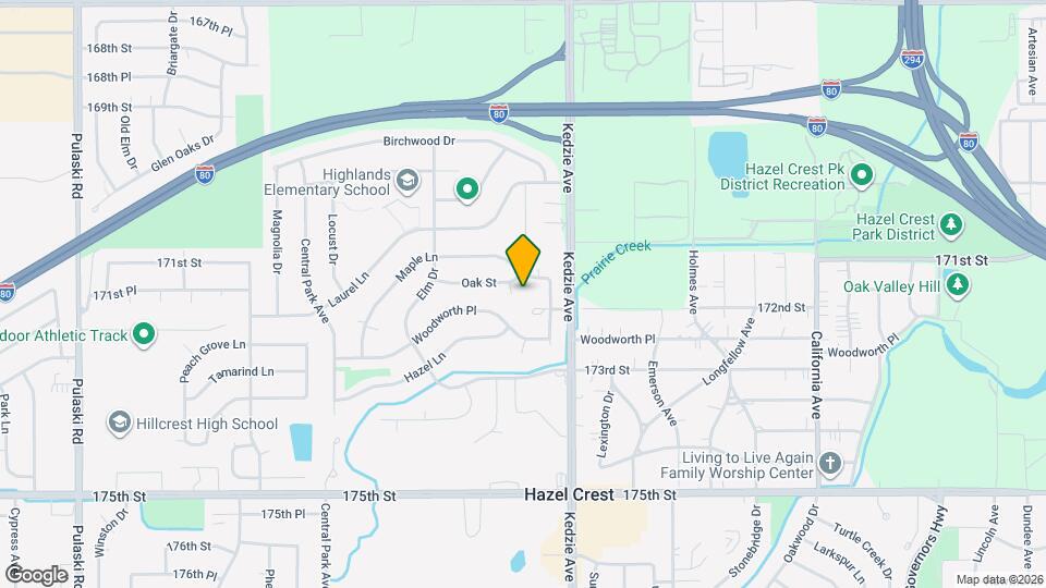 3203 Oak Ct Map and Location Details