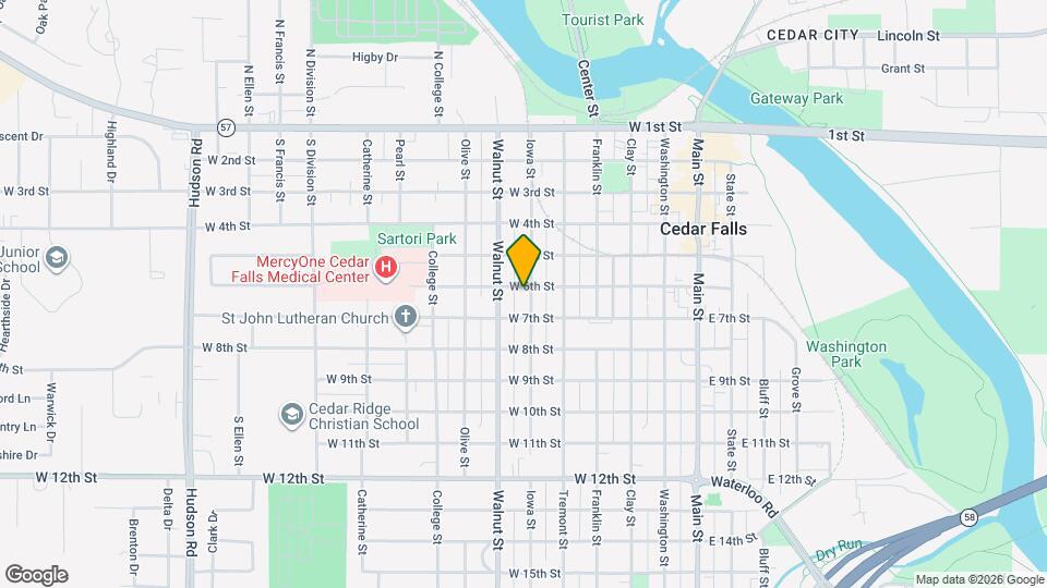 603 Iowa St Map and Location Details