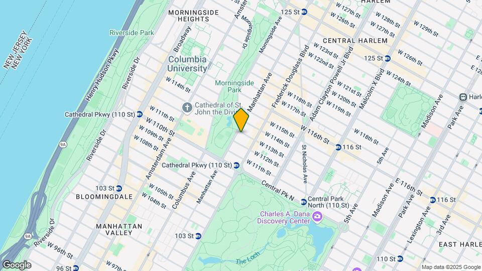 326 W 113th St Mapa y Detalles de la Ubicación