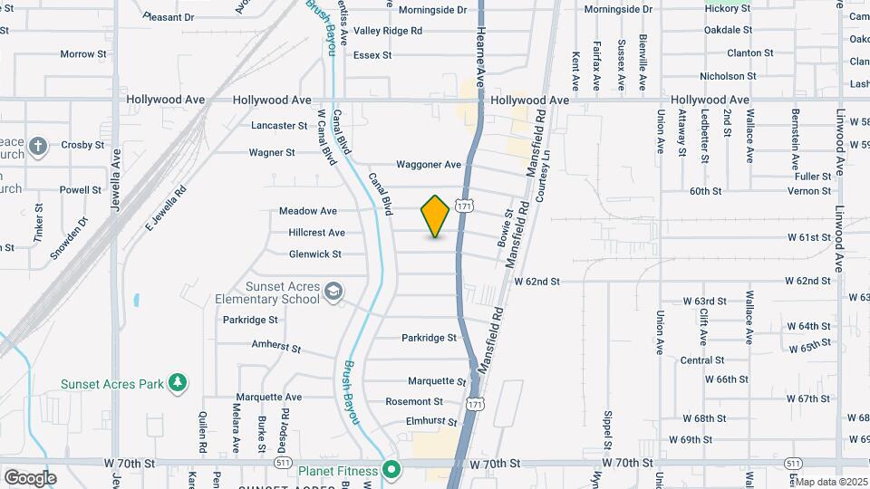 2722 Hillcrest Ave Mapa y Detalles de la Ubicación