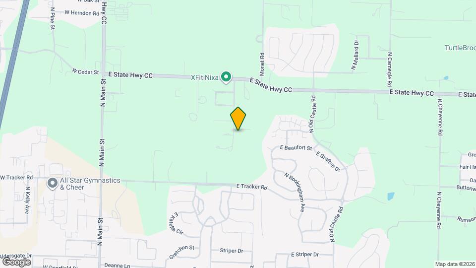 1502 Osburn Ln Map and Location Details