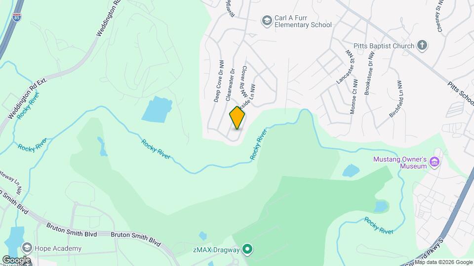 2914 Watercrest Dr NW Map and Location Details