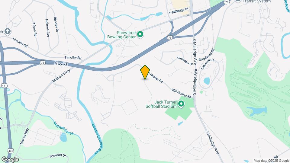 107 Hunter's Run Rd Map and Location Details