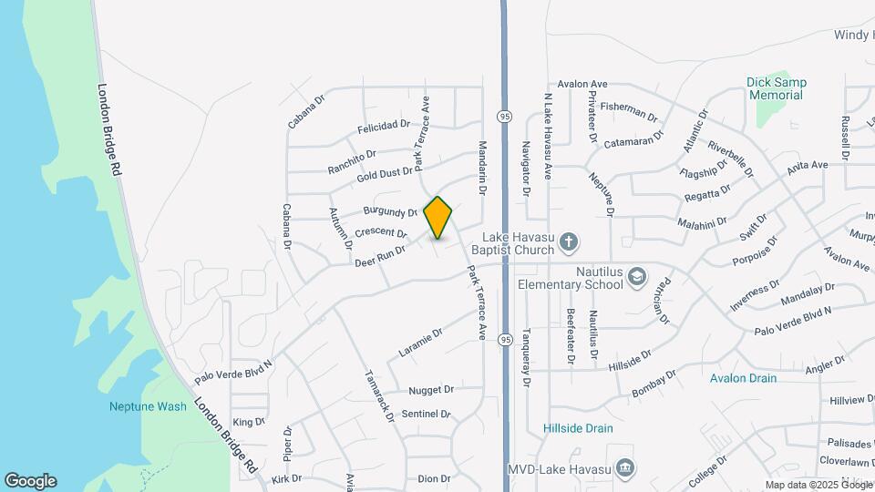 1961 Park Terrace Pl Map and Location Details