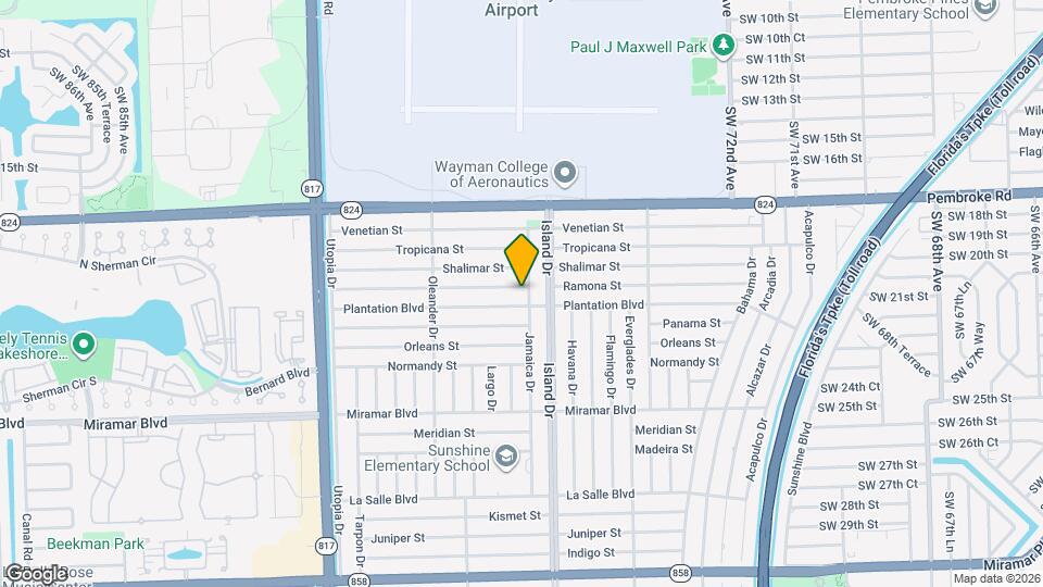 7750 Ramona St Map and Location Details