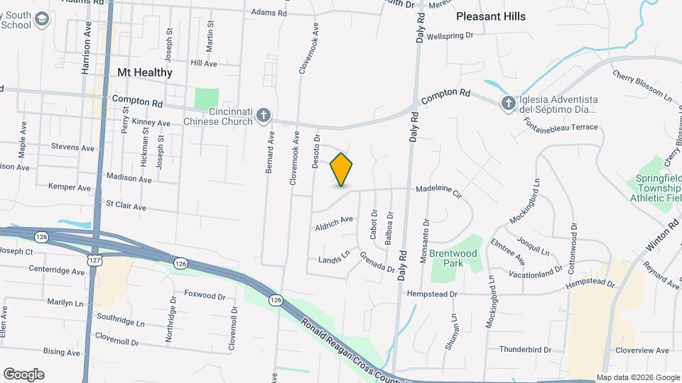 1284 Madeleine Cir Map and Location Details