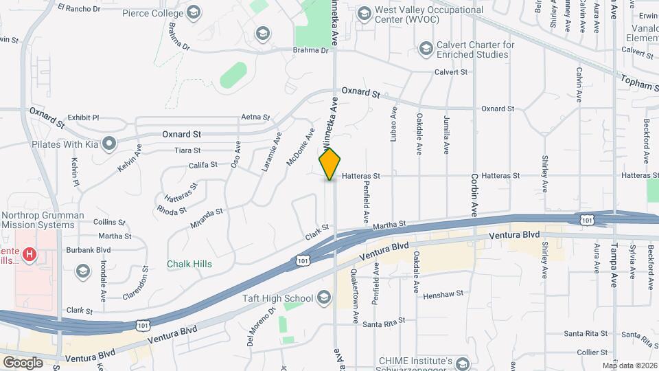 5739 Winnetka Ave Map and Location Details