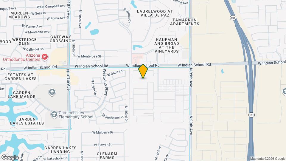10218 W Piccadilly Rd, Unit 101-C Map and Location Details