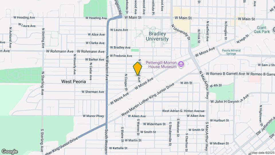 407 N Glenwood Ave, Unit 407 Glenwood Upper Unit Map and Location Details