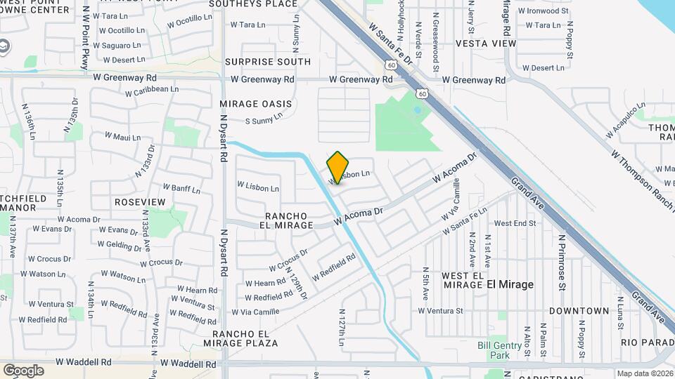 12568 W St Moritz Ln Map and Location Details