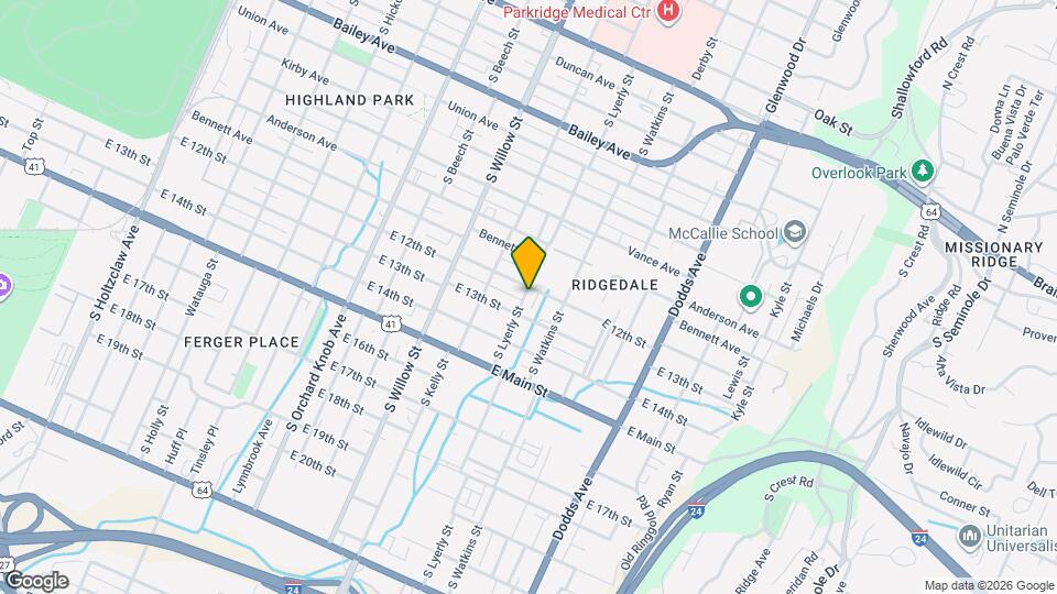 1208 S Lyerly St Map and Location Details