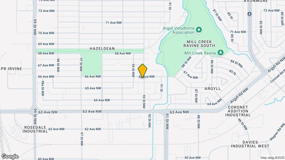 6512-6593 93 St NW Map and Location Details