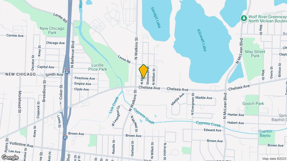1290 N McNeil St Map and Location Details