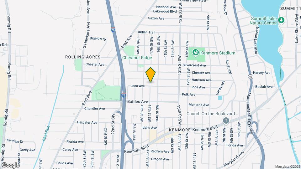 937 Iona Ave Map and Location Details