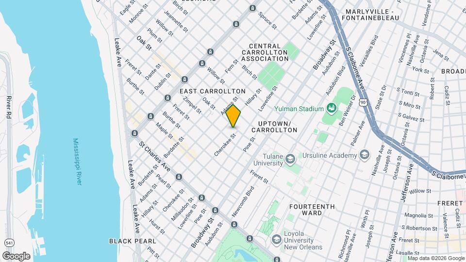 1138 Cherokee St Map and Location Details