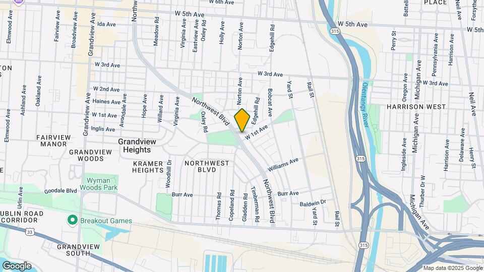 1030-1036 Northwest Blvd Map and Location Details
