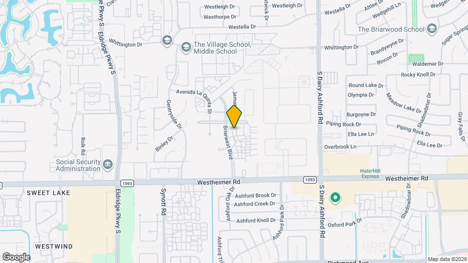 2327 Briarwest Blvd Map and Location Details