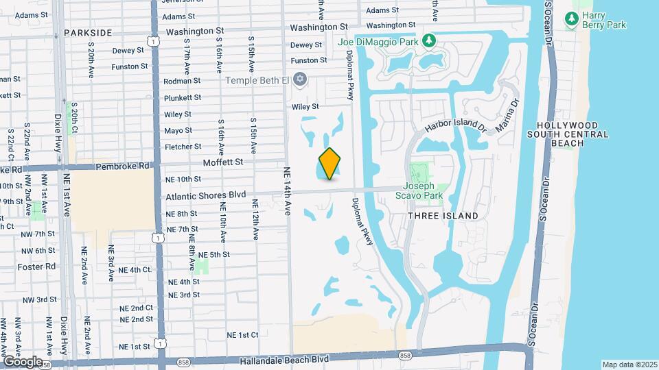 1420 Atlantic Shores Blvd, Unit Apt 236 Map and Location Details