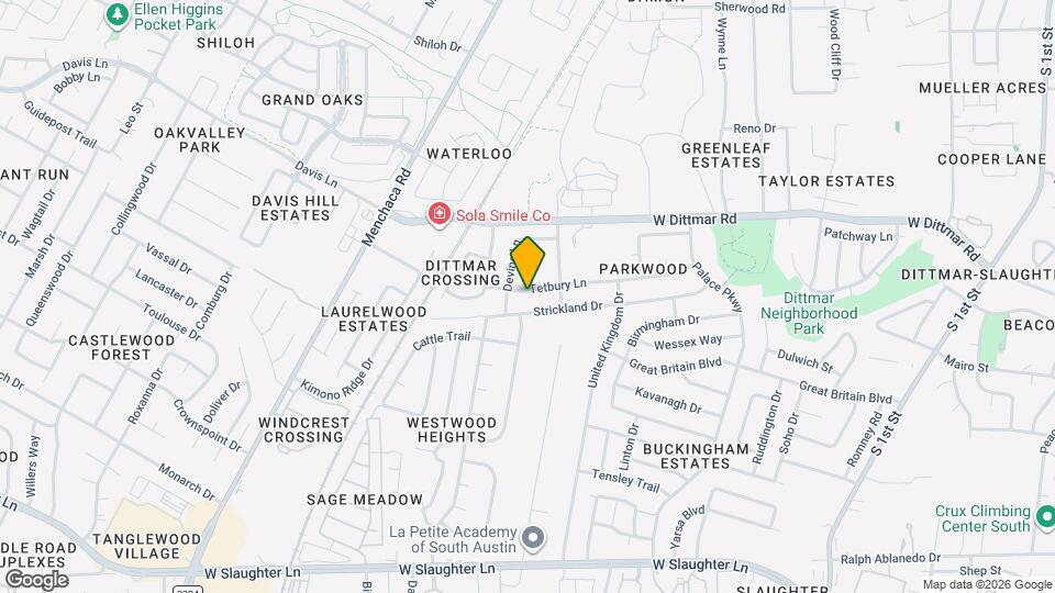 1401 Tetbury Ln Map and Location Details