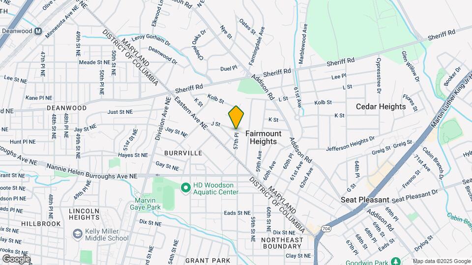 5711 J St Map and Location Details
