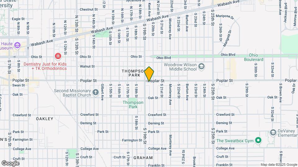 1915 Poplar St Mapa y Detalles de la Ubicación