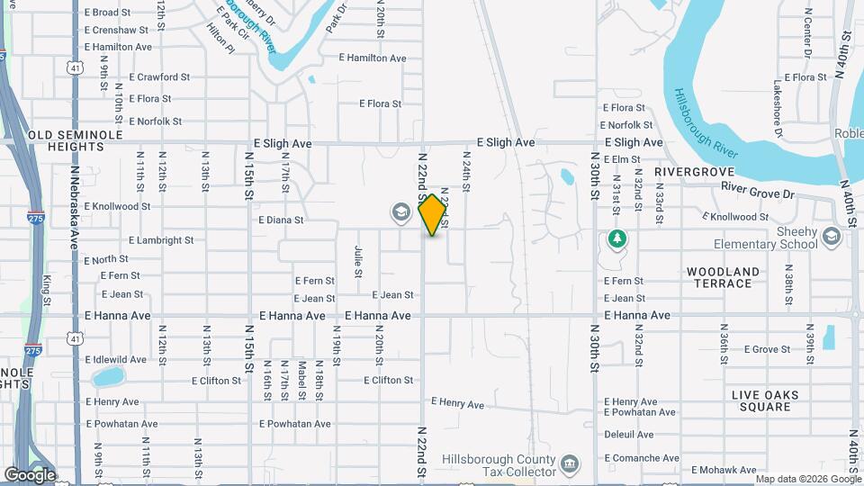 6503 N 22nd St Map and Location Details