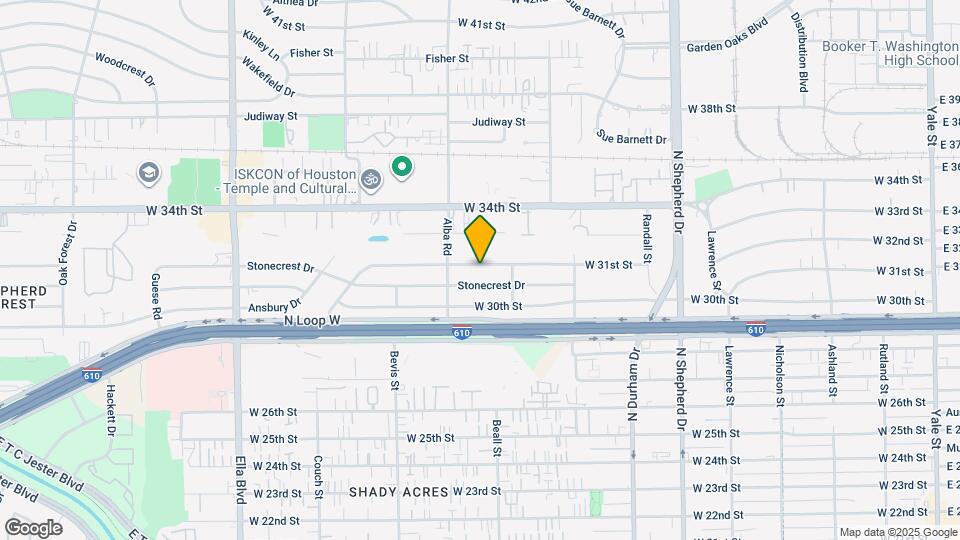 1027 W 31st St Map and Location Details