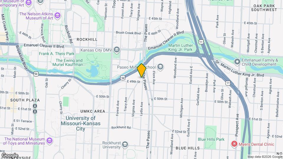 4838 The Paseo Map and Location Details