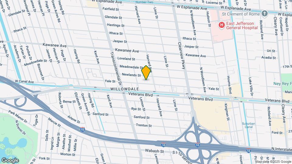4821 Yale St Map and Location Details