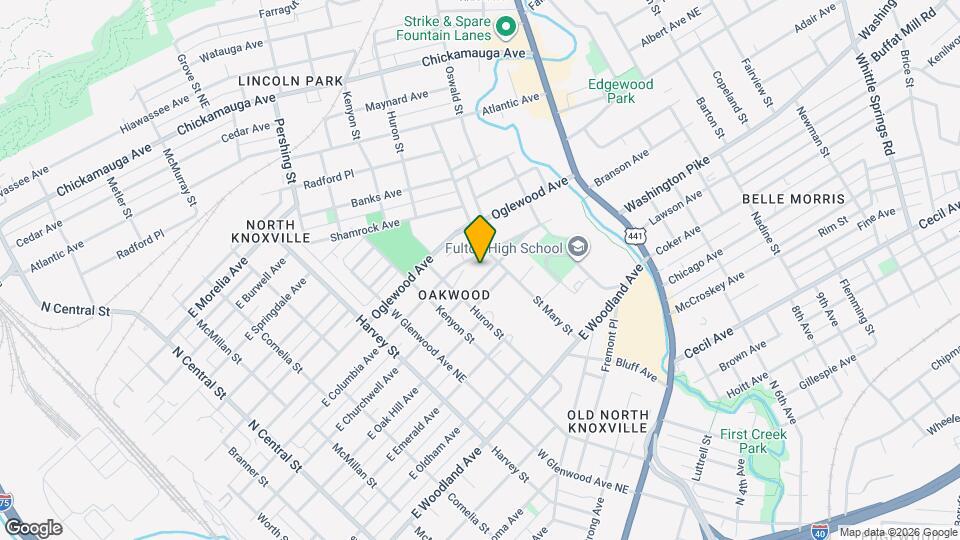 933 E Churchwell Ave Map and Location Details