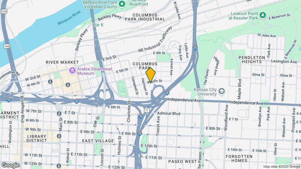 1015 Pacific St Map and Location Details