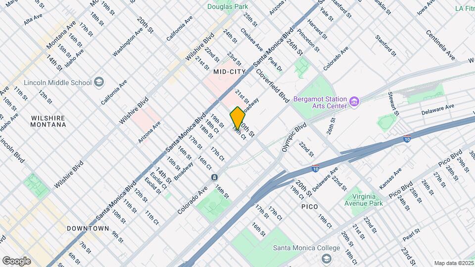 1517-1523 19th St Map and Location Details