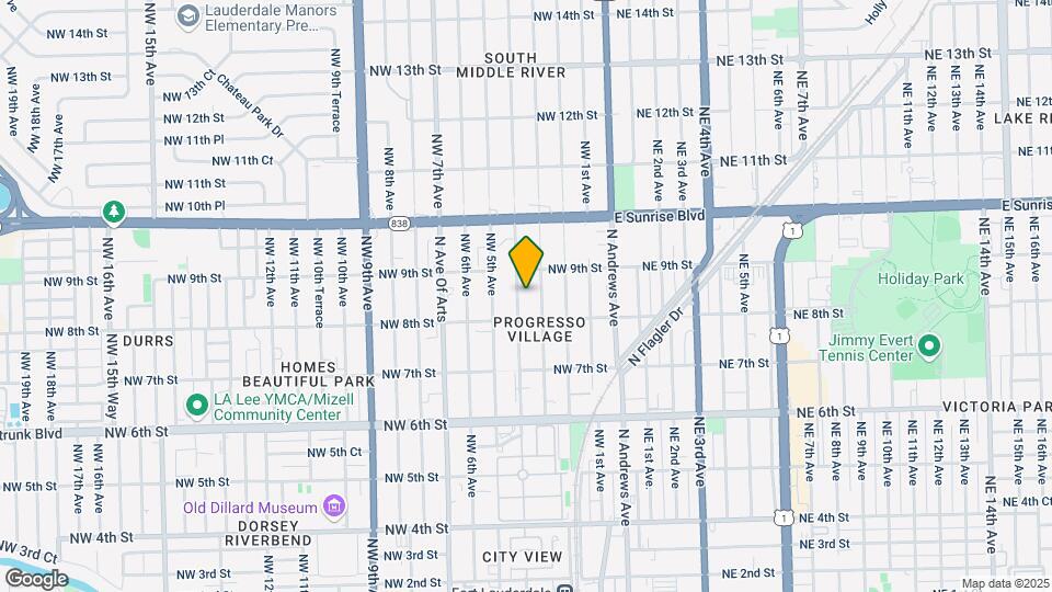 820 NW 4th Ave Map and Location Details