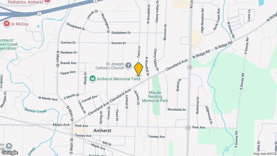 859 Cleveland Ave Map and Location Details