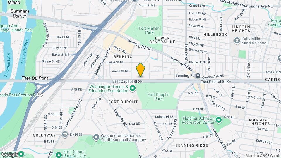 Benning Woods Apartments Map and Location Details