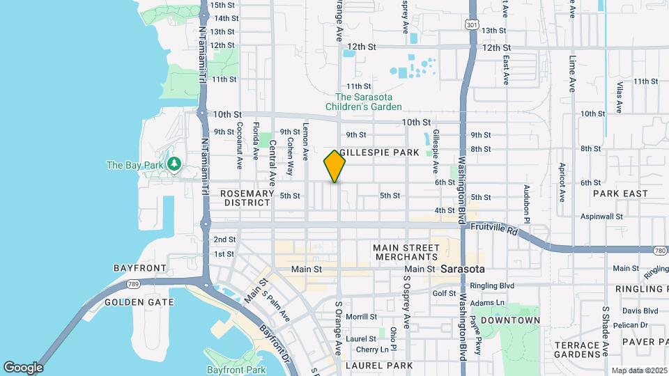 555 N Orange Ave Map and Location Details