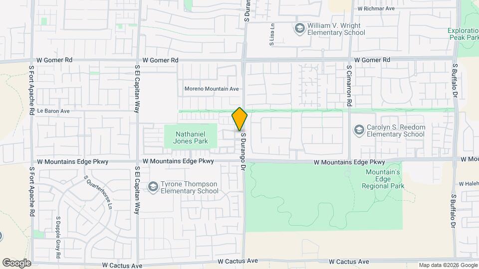 8612 Rowland Bluff Ave Mapa y Detalles de la Ubicación