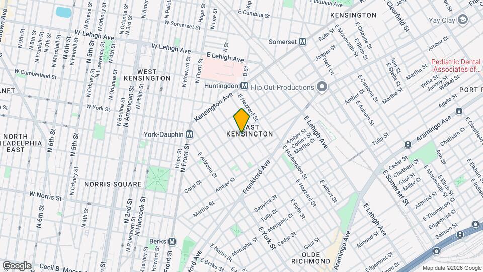 2009 E Cumberland St Map and Location Details