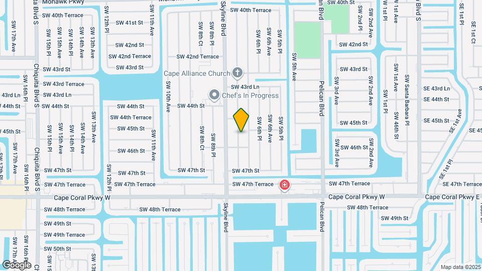 4523 SW 7th Pl Map and Location Details