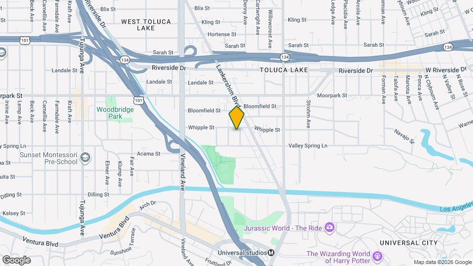 4265 Denny Ave Map and Location Details