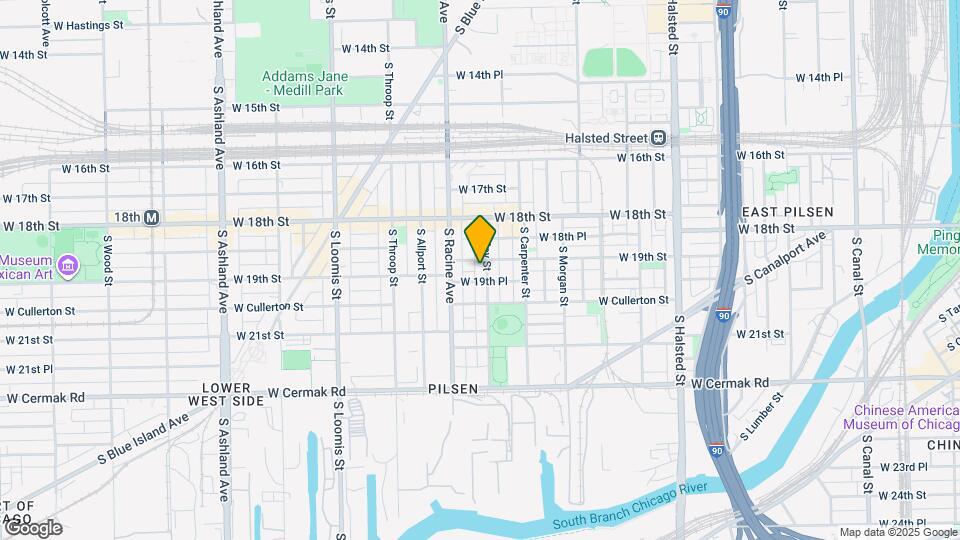 1908 S May St, Unit 1 Map and Location Details