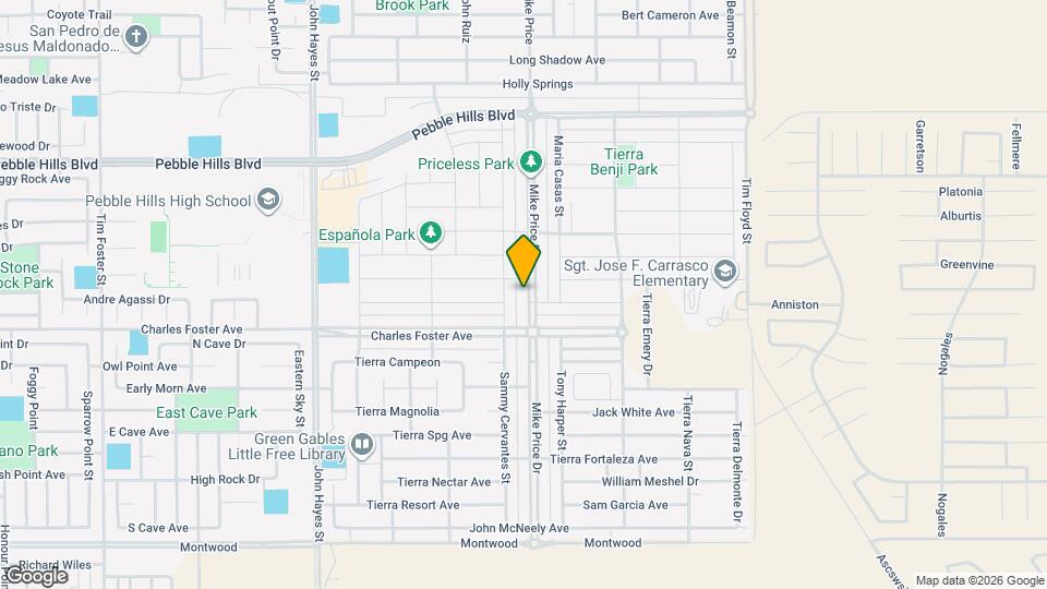 2621 Mike Price Dr Map and Location Details